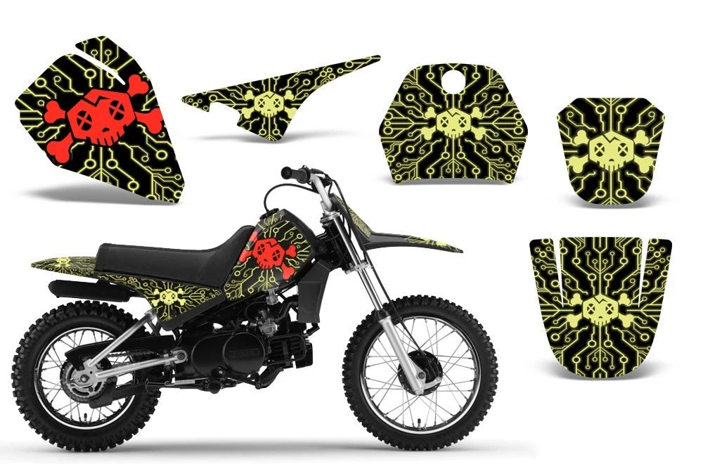 Graphic Stickers + PLT Decals for Yamaha PW80 (1996–2006)