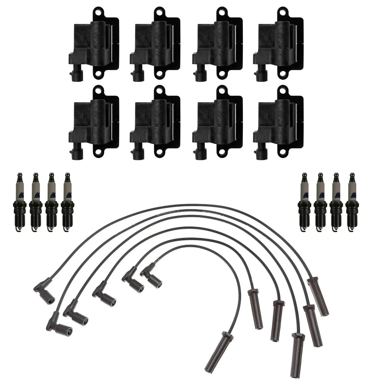 Ignition Wires & Spark Plugs Kit for GMC Savana 2500 (2003–2023)