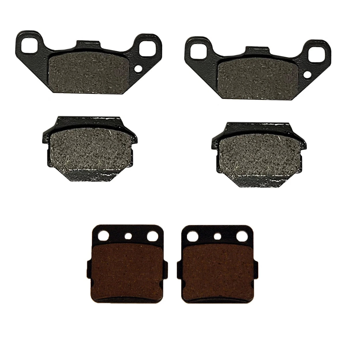 Set of 4 Semi-Metallic Brake Pads for Suzuki Quadrunner 230 (1987–1993) FS-418 FS-409a