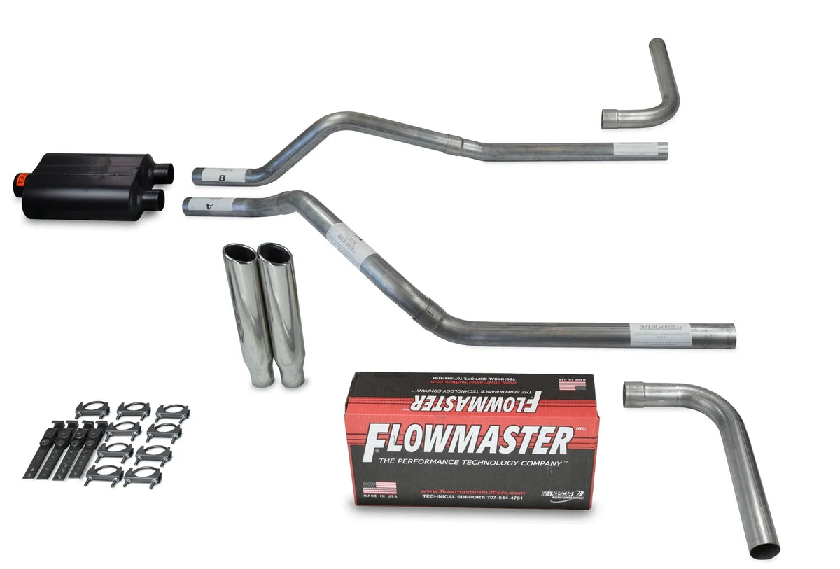 Dual Exhaust Kit for GMC Jimmy (1992–1994) - Flowmaster Super 40, 2.5"