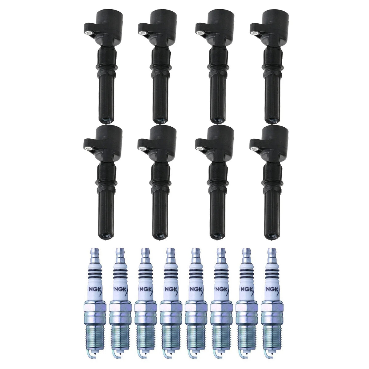 Set of 8 Ignition Coils & Spark Plugs for DeVille Mustang G30 V8