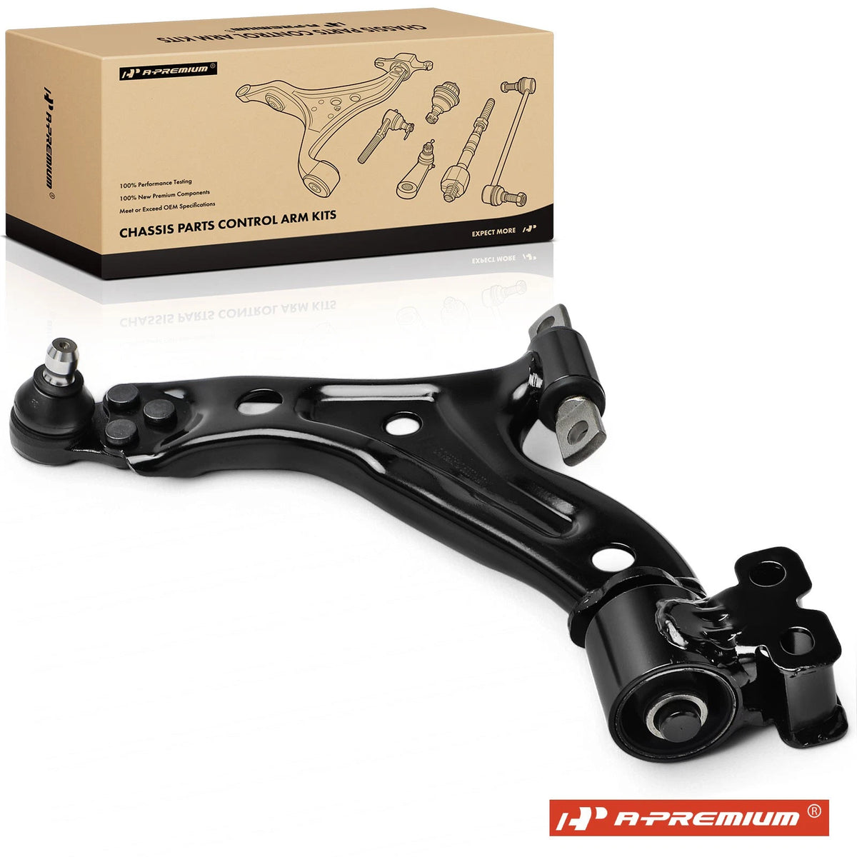 A-Premium Front Left Lower Control Arm w/Ball Joint for Chevrolet Spark (2013–2019) 95368367, RK623873