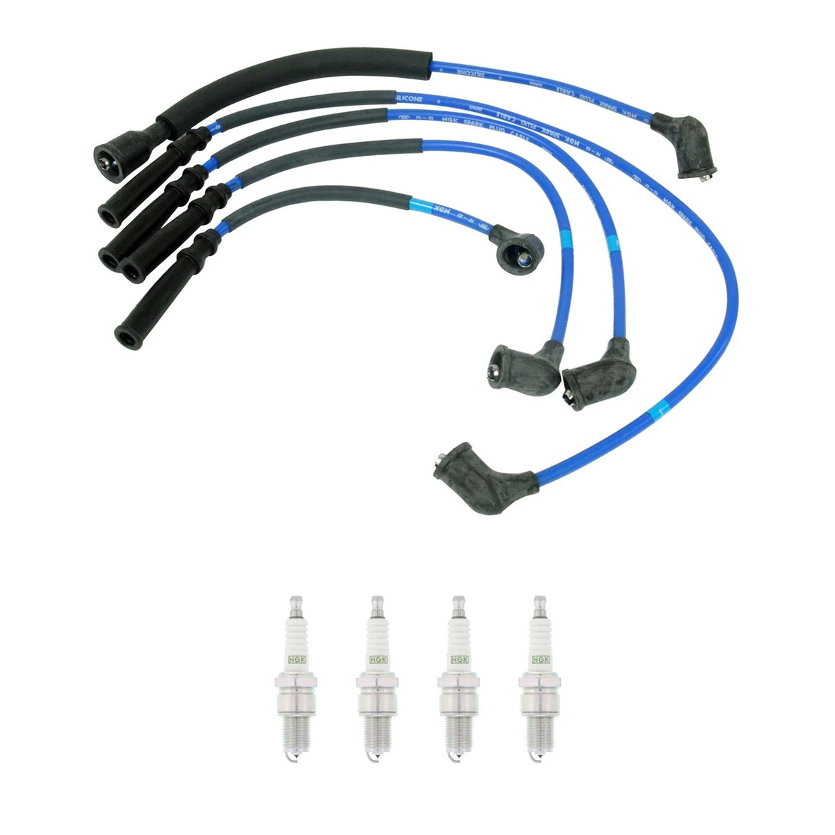 NGK 7mm Wire Set for Mazda 626 GT 2.0 (1986–1987)