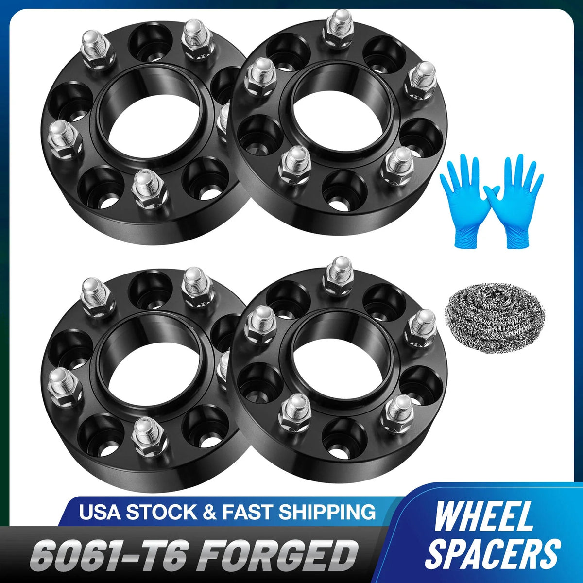 1" / 1.5" Hubcentric Wheel Spacers for Dodge Charger Magnum Challenger (2006–2023)