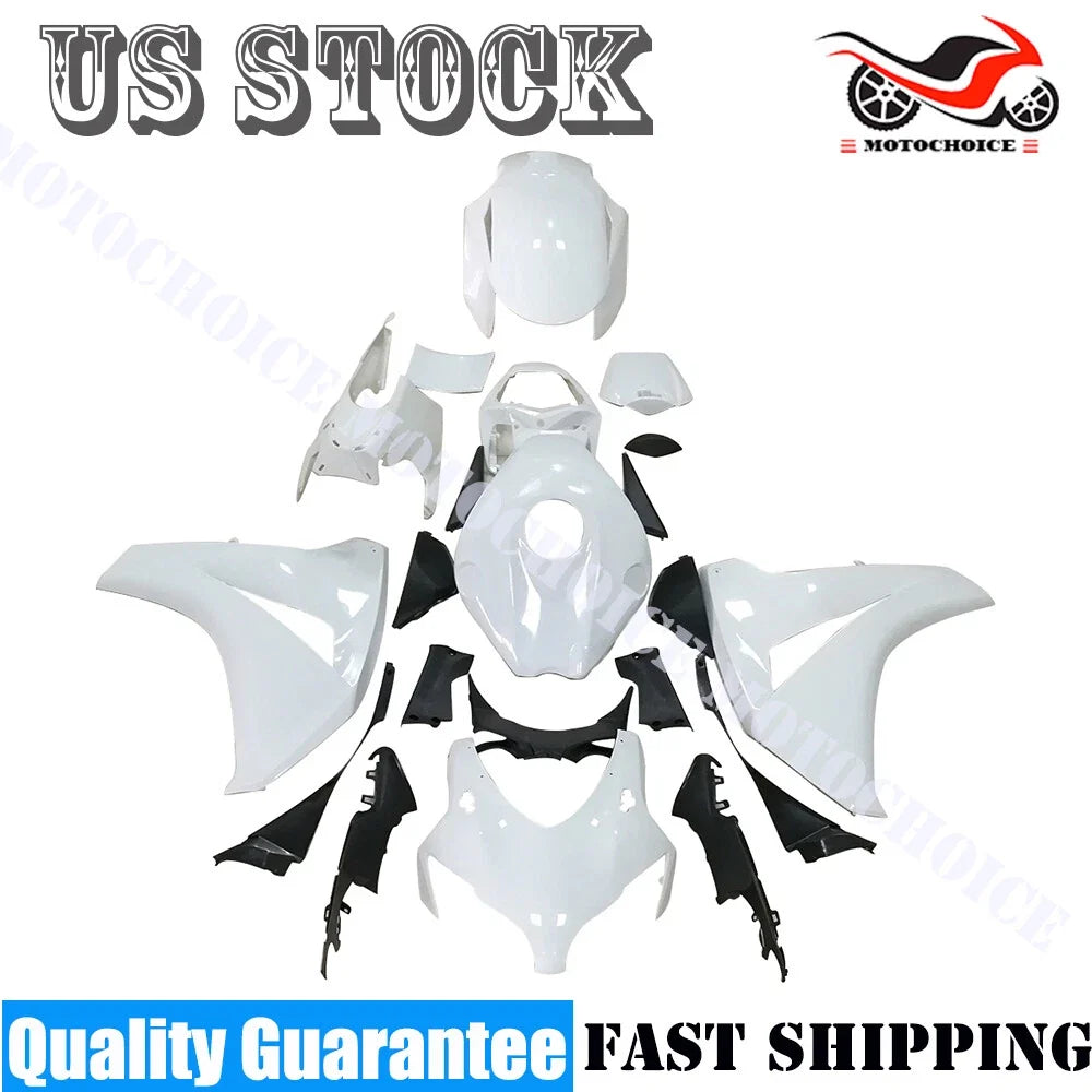 Fairing Kit for Honda CBR1000RR (2008–2011) - Unpainted ABS Injection