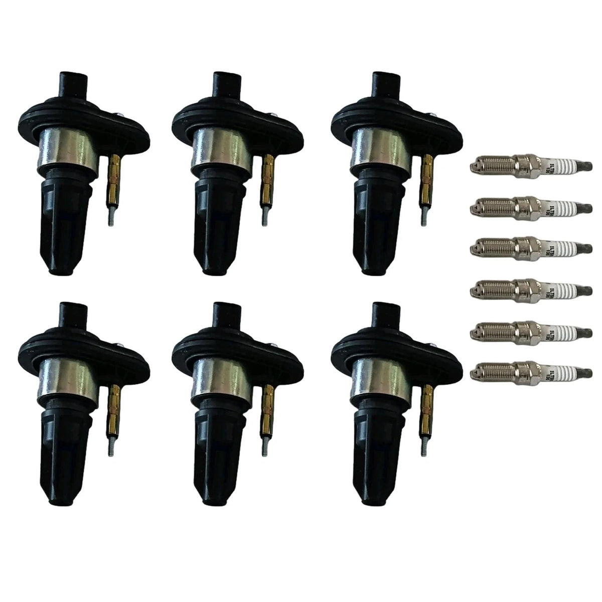 Ignition Coil & Iridium Spark Plug for Chevrolet Trailblazer Canyon Colorado (2003–2012)