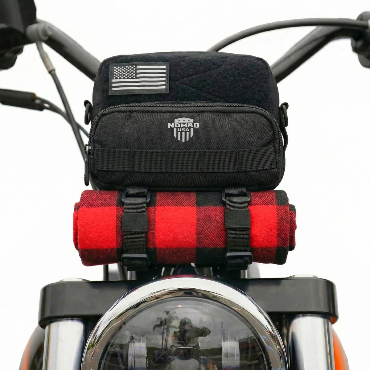 Universal Motorcycle Handlebar Bag for Nomad Bike (Universal Fit)