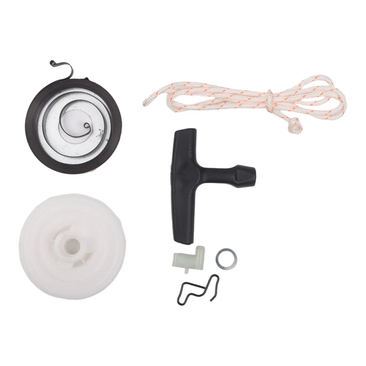 Recoil Starter Spring Pull Cord Kit for Stihl 024 026 MS240 MS260 (N/A)