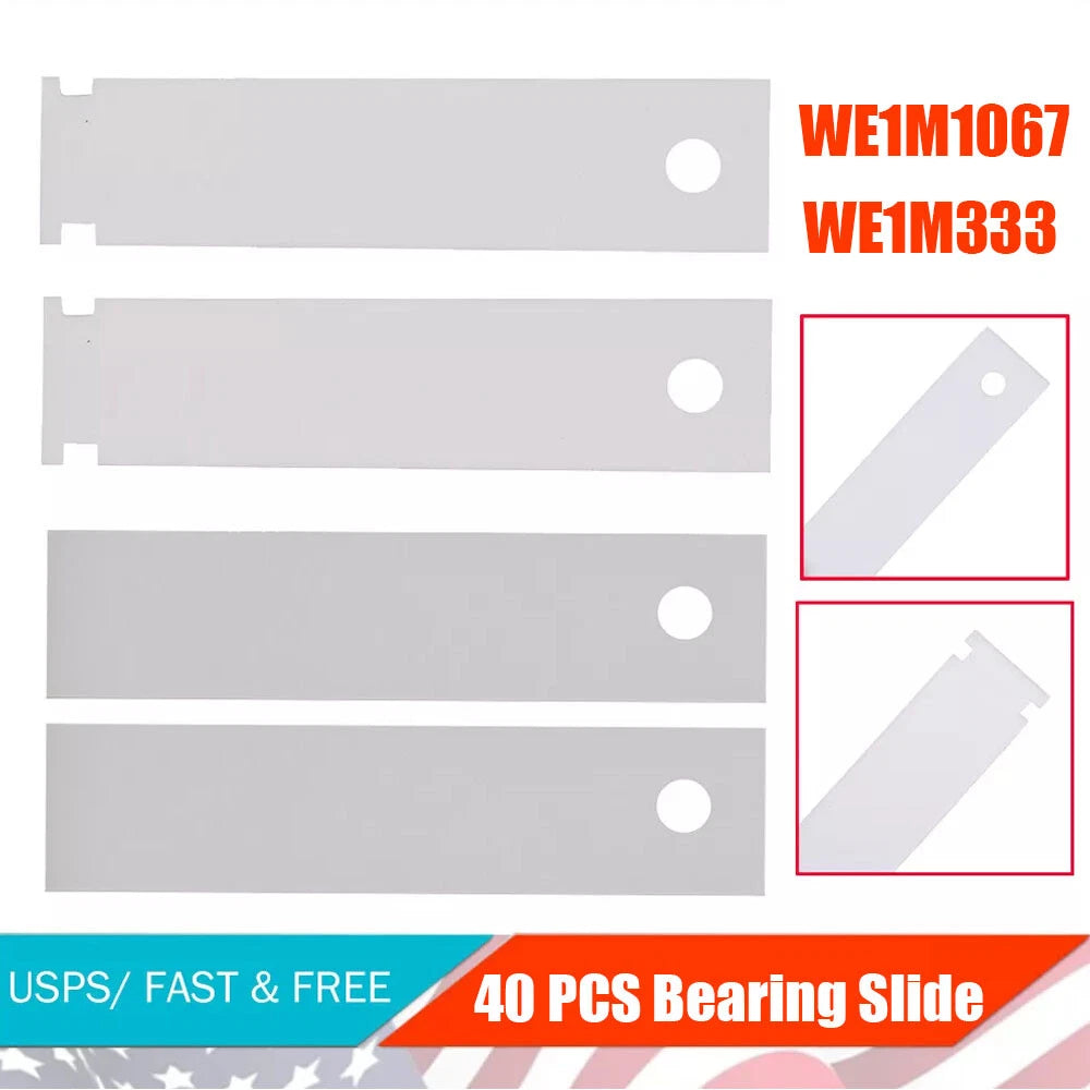 40pcs Dryer Bearing Slides for General Electric
