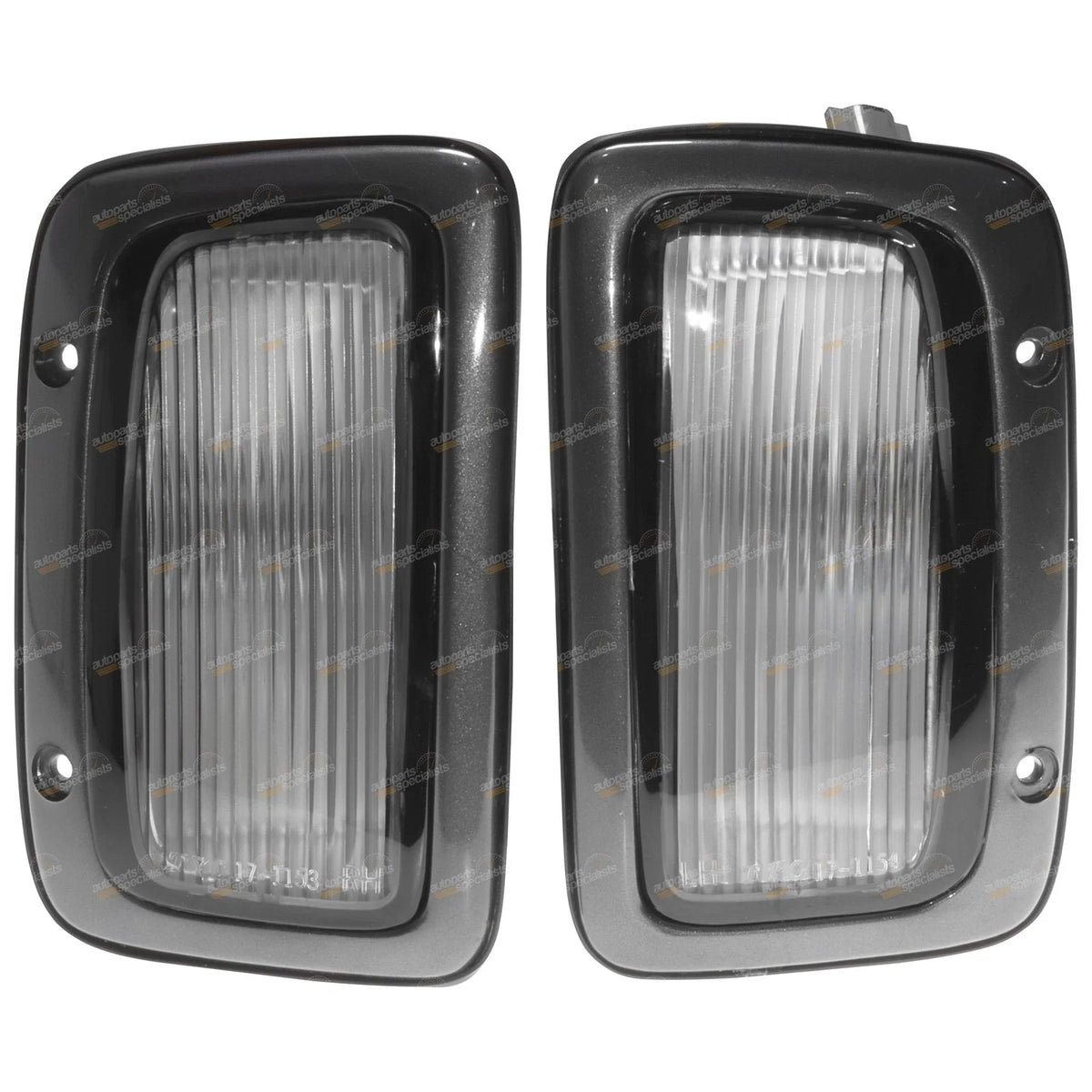 Pair LH+RH Side Guard Repeater Indicators for Nissan GQ Y60 (1993 - 1997)
