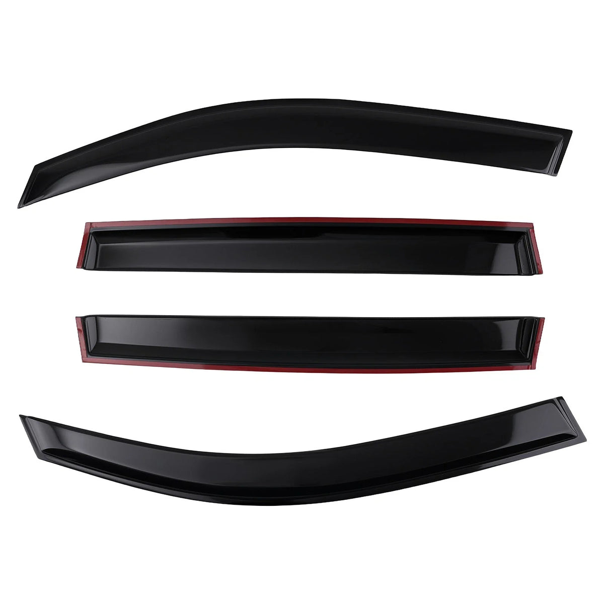 4X Side Window Visors for Subaru Forester (2019–2024) Rain Guards Wind Deflectors