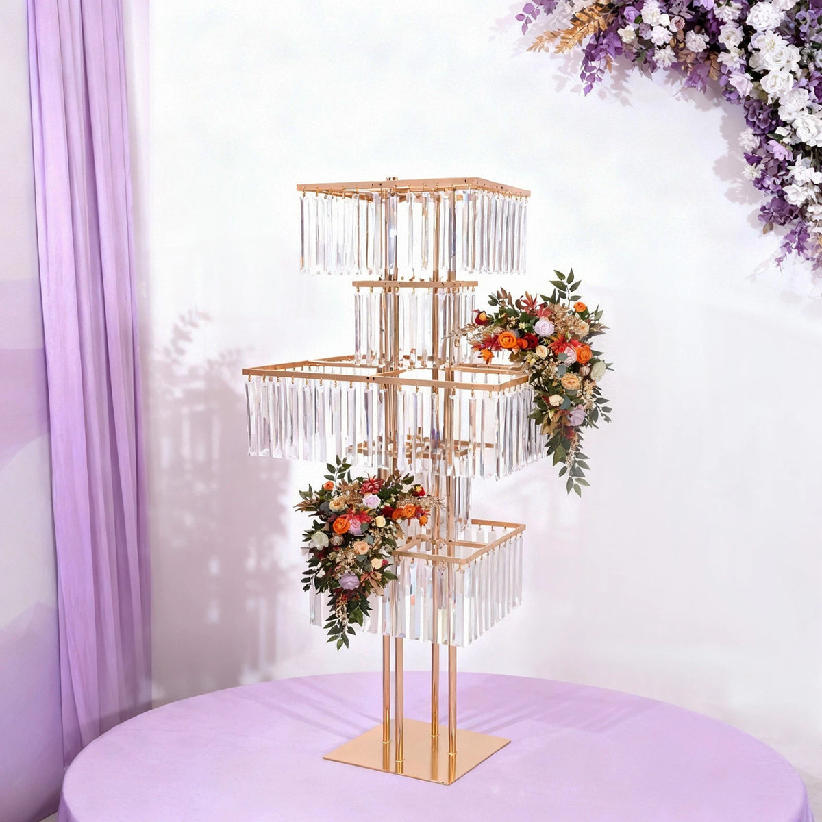 5-Tier Flower Stand for Wedding Birthday Party Events
