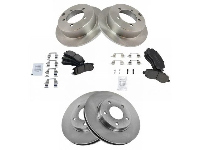 Brake Pad and Rotor Kit for Mitsubishi Eclipse (2001–2005) 63272HXWQ