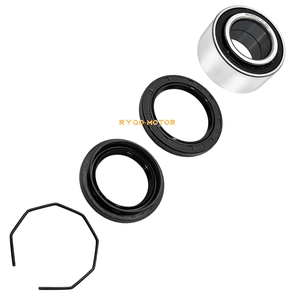 Front & Rear Wheel Hub Bearings Seals Kit for Arctic Cat 300 2x4 4X4 (1998–2004)