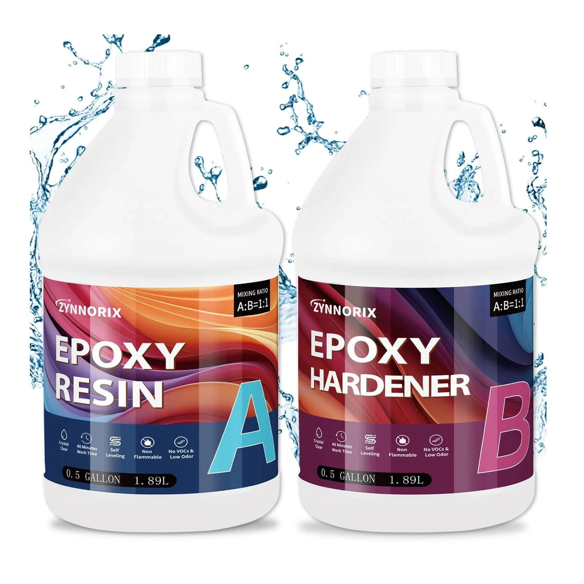 1 Gallon Resin Epoxy - UV Resistant for Automotive Applications