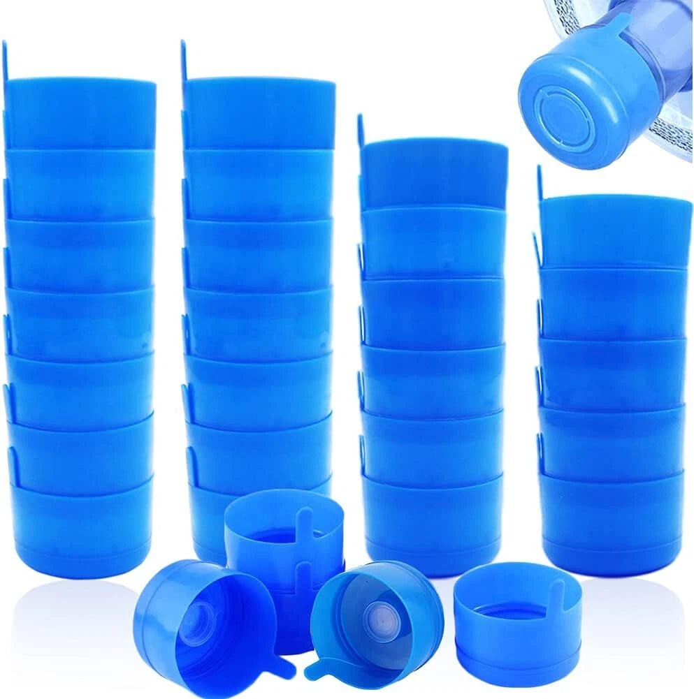 30 Spill-Proof Water Bottle Caps for 3 & 5 Gallon Jugs