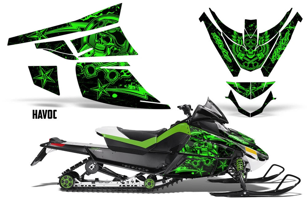 SLED Graphic Stickers Decals for Arctic Cat Z1 Turbo (2006–2012)