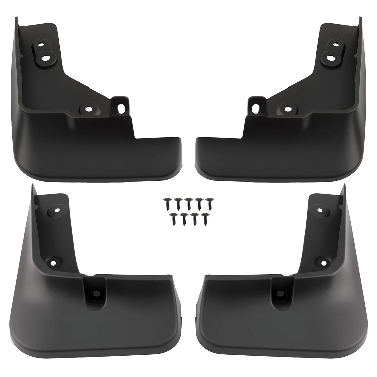 Set of 4 Mud Flaps for Mazda CX-5 (2022–2025) Black