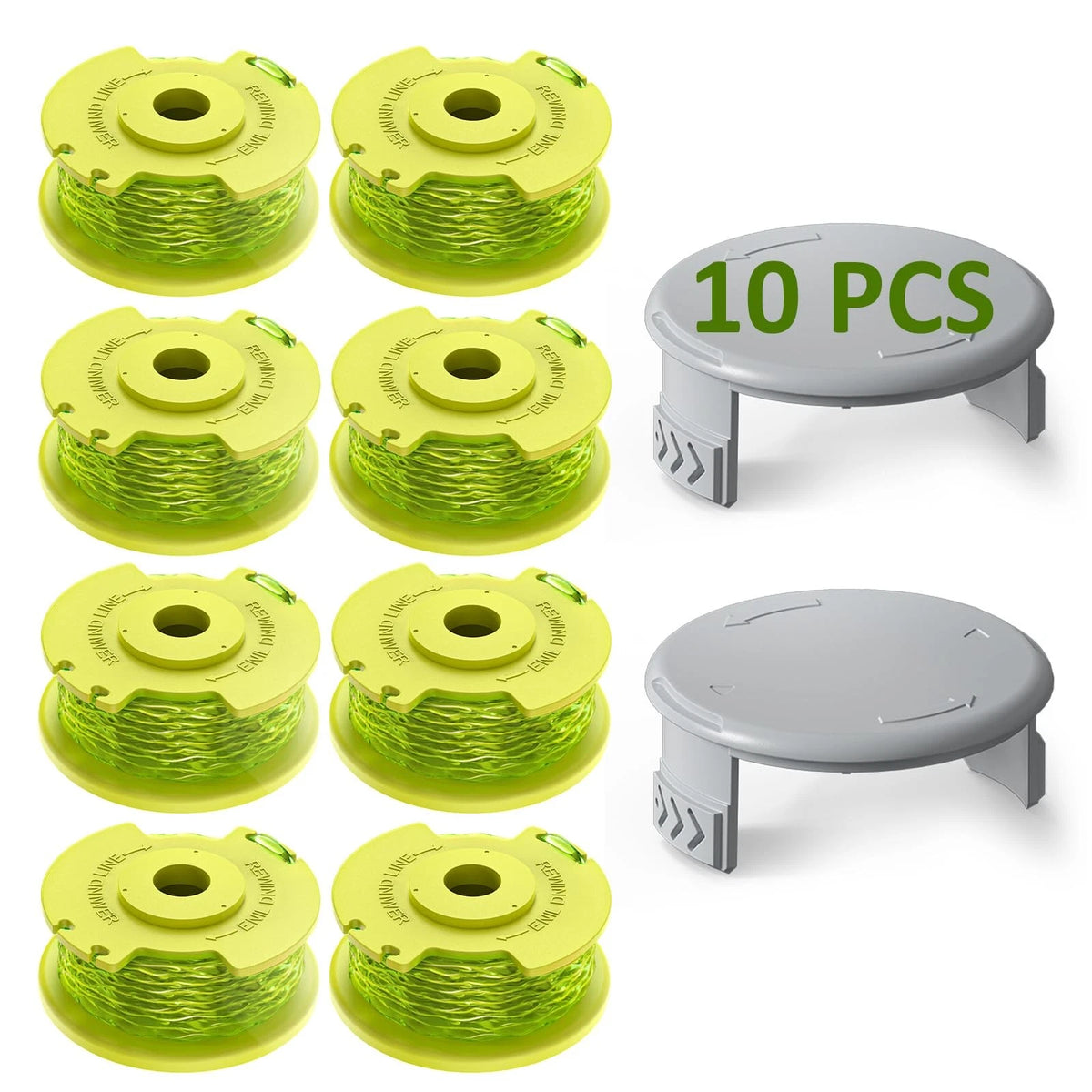 10 Pack Weed Wacker String Replacement for Ryobi One (Compatible)