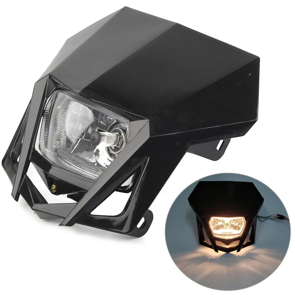 H4 Headlight Fairing for Kawasaki KLX, Yamaha (12V)
