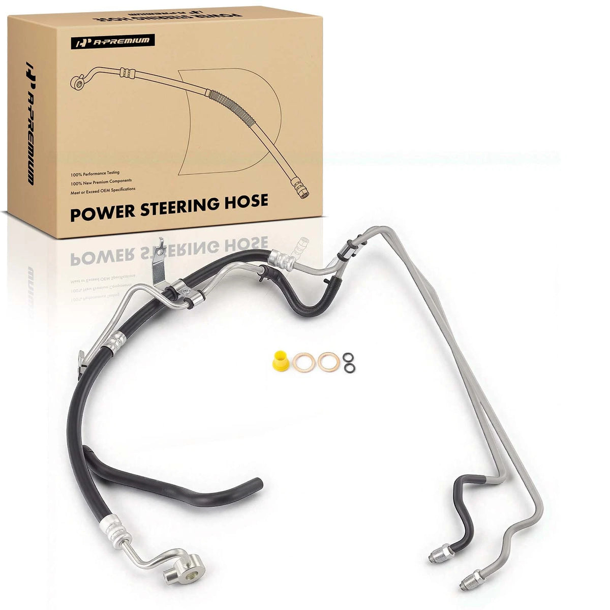 Power Steering Pressure & Return Line Hose for Toyota Tundra (2000–2006) 44410-0C020, 44410-0C021, 3401256