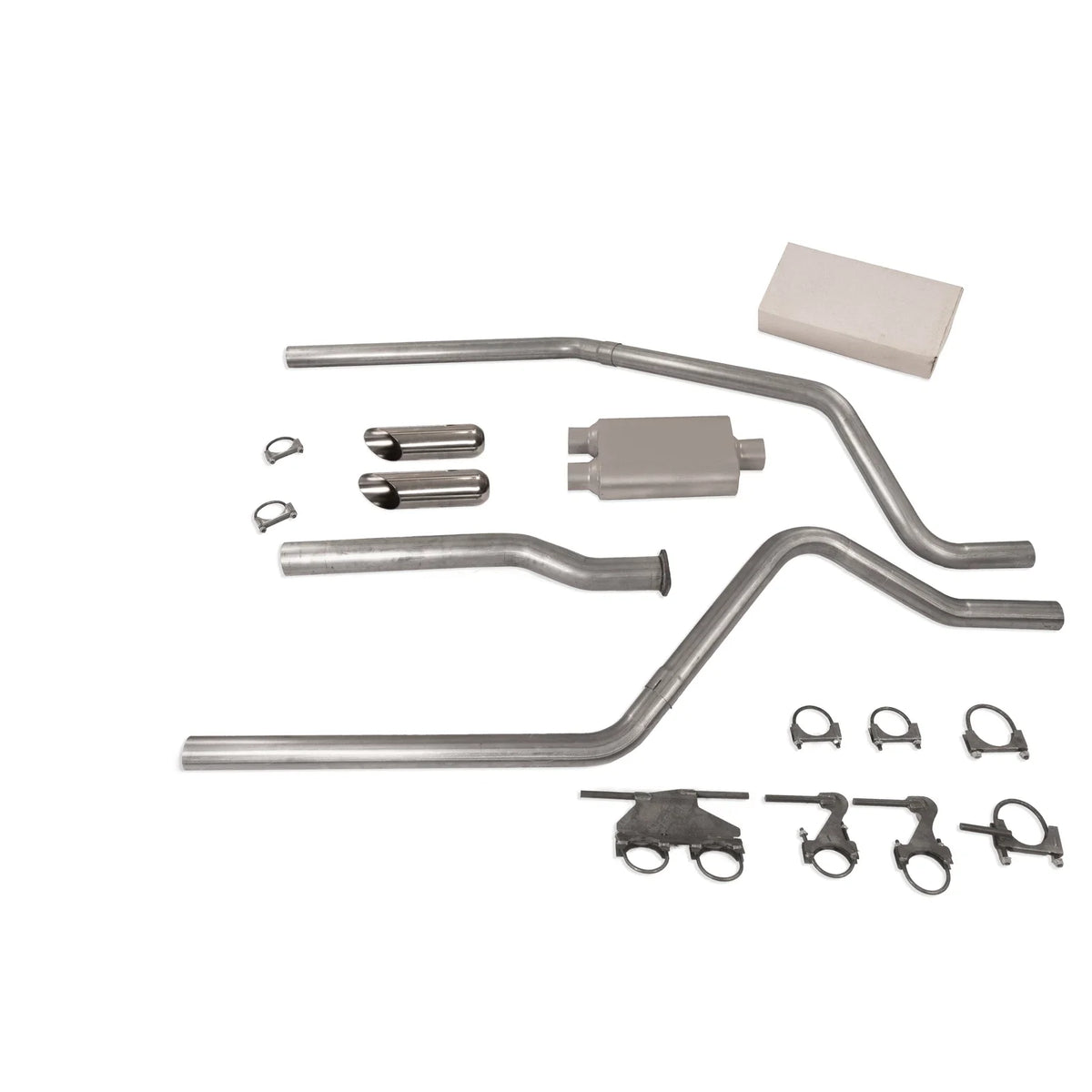 2.5" Dual Exhaust 2 Chamber Muffler SC Tip for Dodge Ram 1500 (2019–2025)