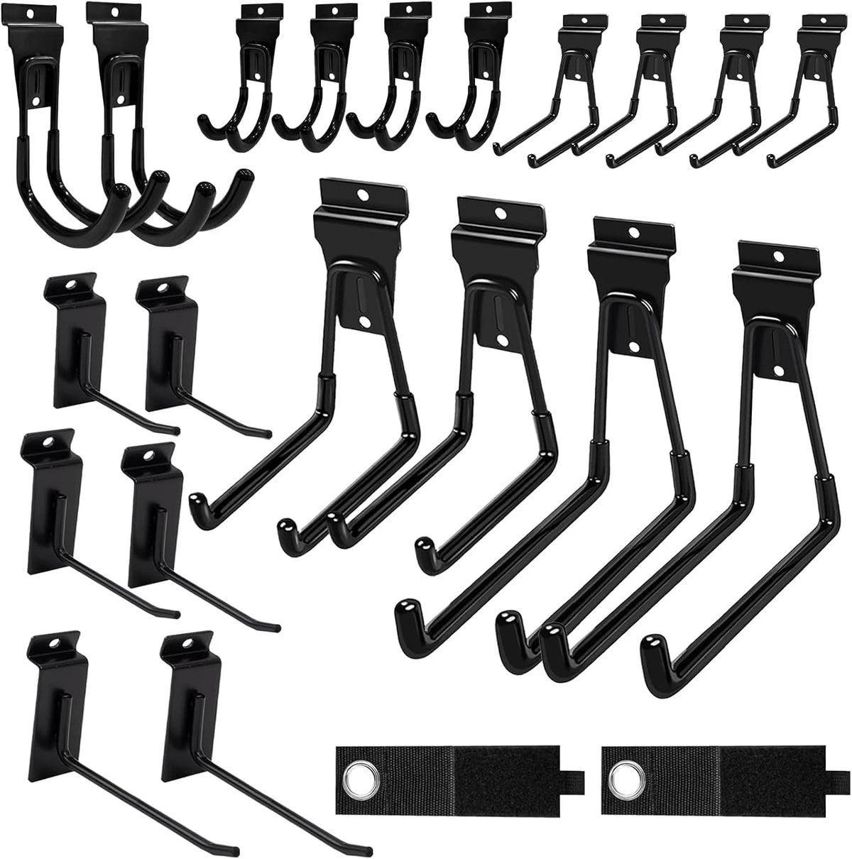 22 Pack Garage Hooks for Slatwall Systems