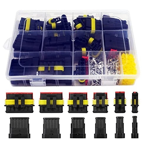 372Pcs Waterproof Automotive Electrical Connectors Kit Quick Disconnect