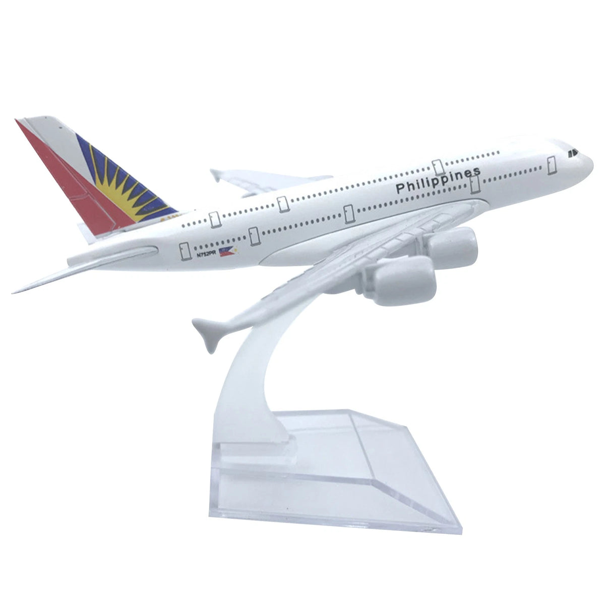1/400 A380 Philippine Airlines Diecast Model Airplane Display