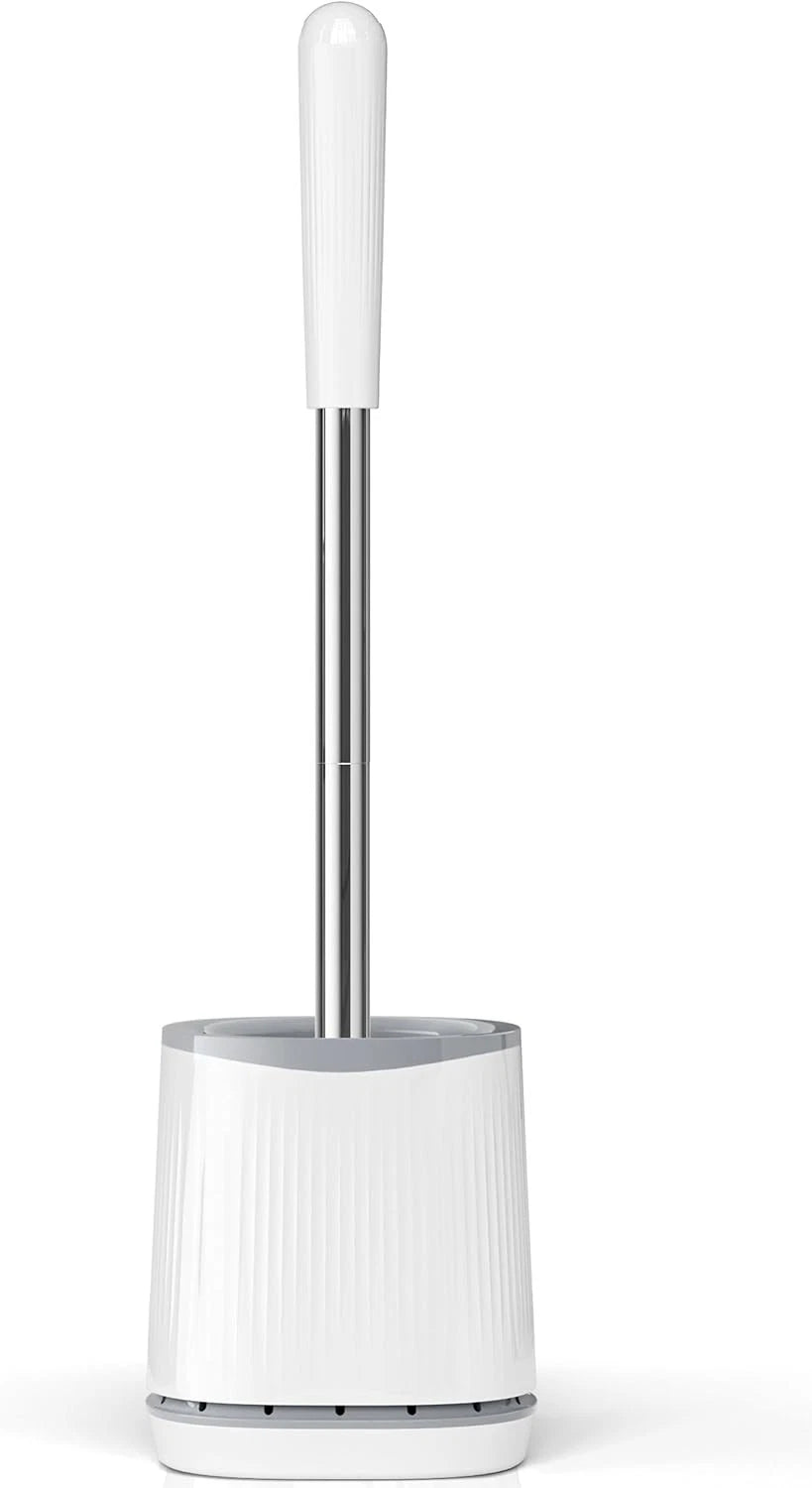Toilet Brush and Holder Set with Ventilated Holder