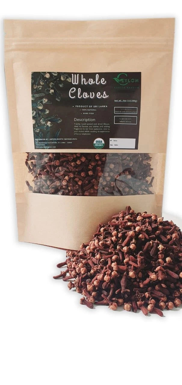 Organic Ceylon Clove 4.0 Oz USDA Certified (113.398g)