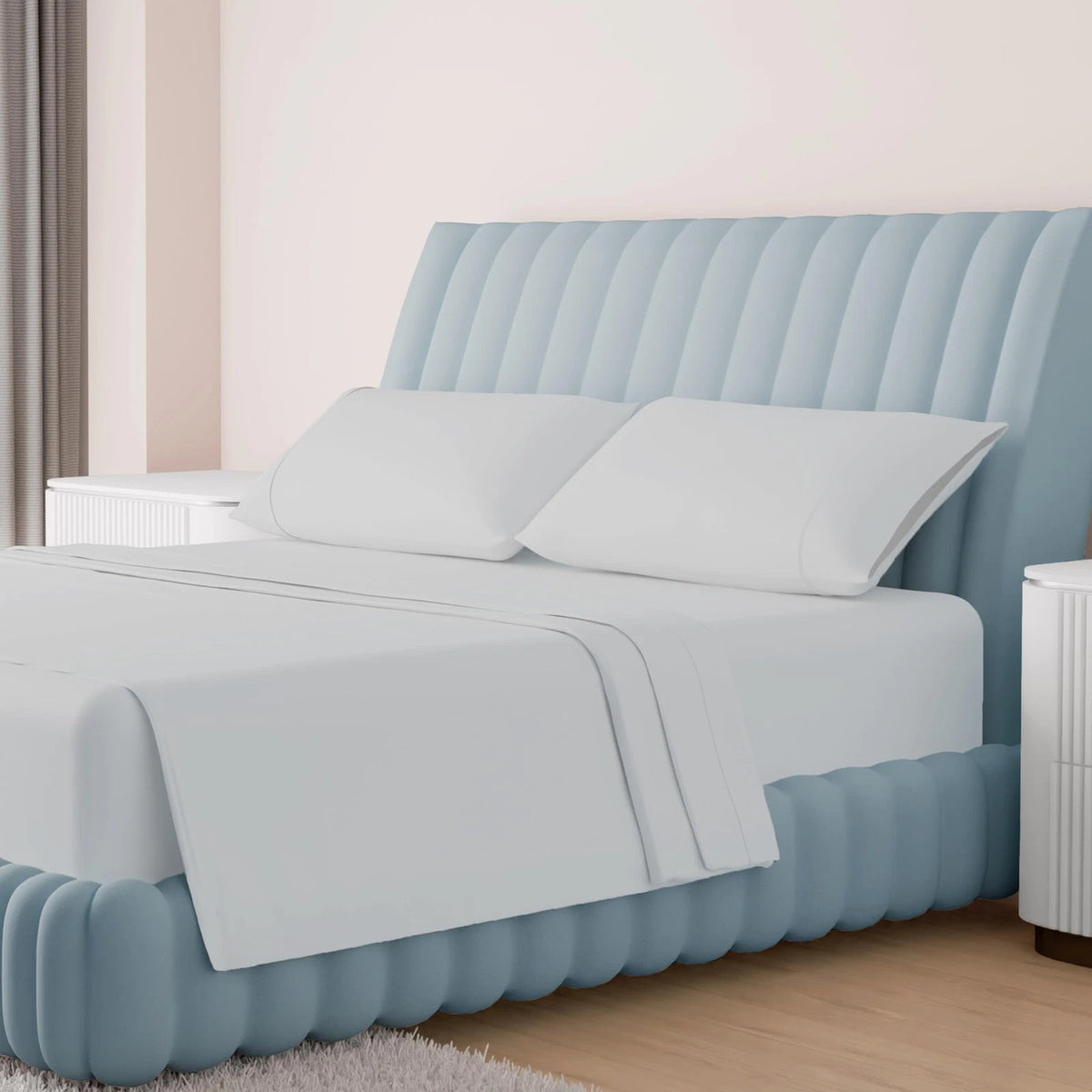 100% Egyptian Cotton Full Size Bed Sheets Set - Luxury 1000 Series