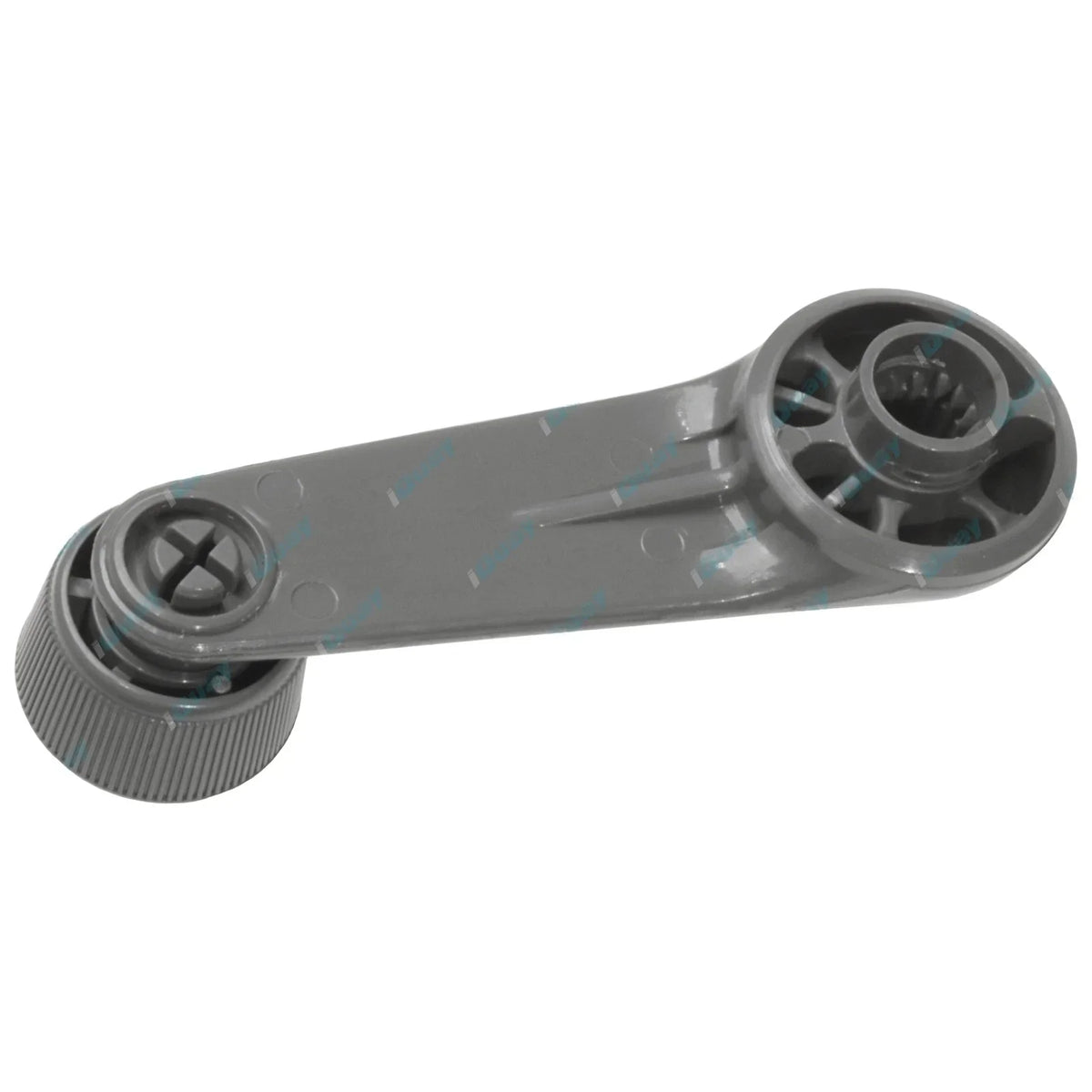 2 x Grey Door Window Winder Handles for Toyota Hilux (1983-1988)