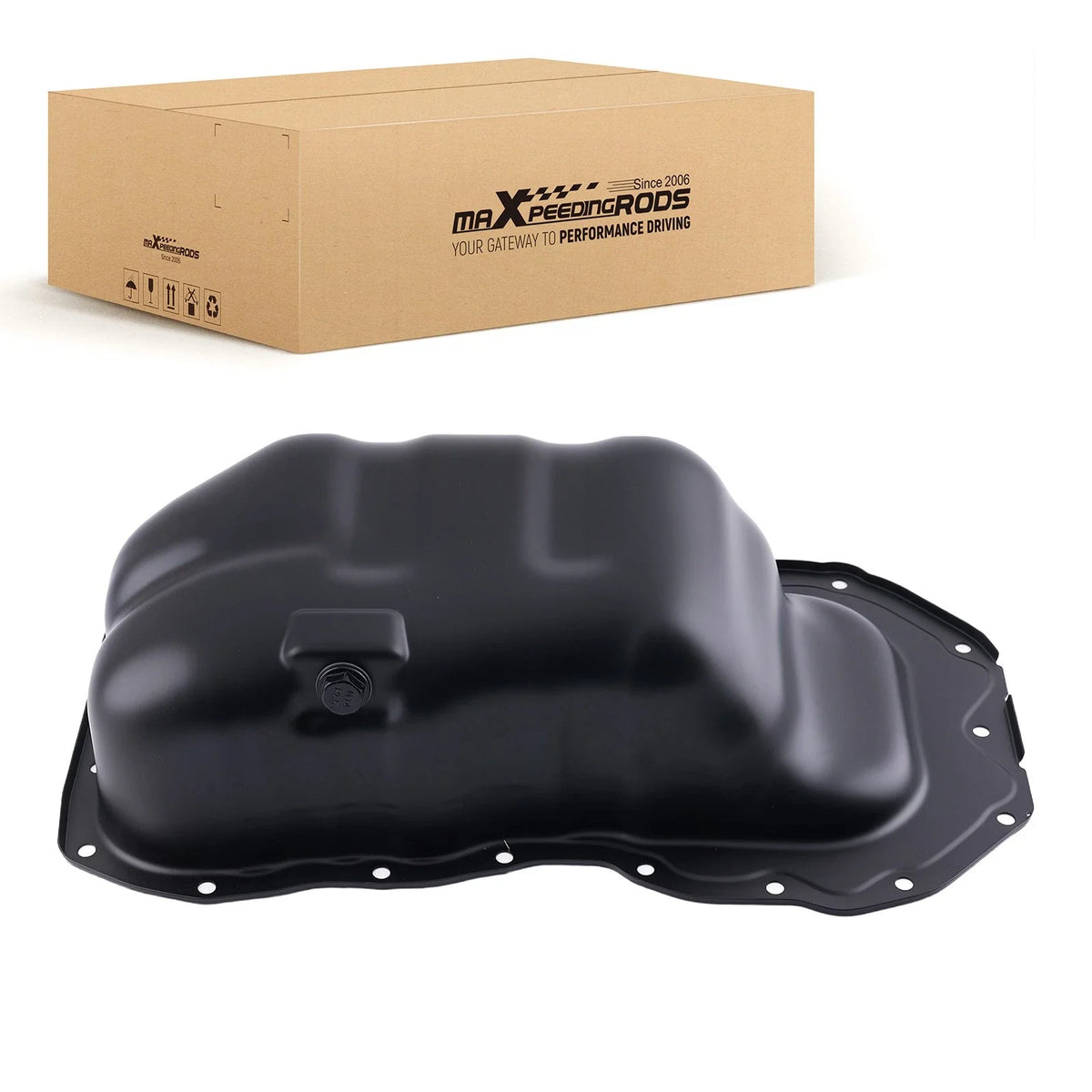 Engine Oil Sump Pan for Mazda 3 L4 2.0L (2012–2013) MZP22A PE0710400A Steel
