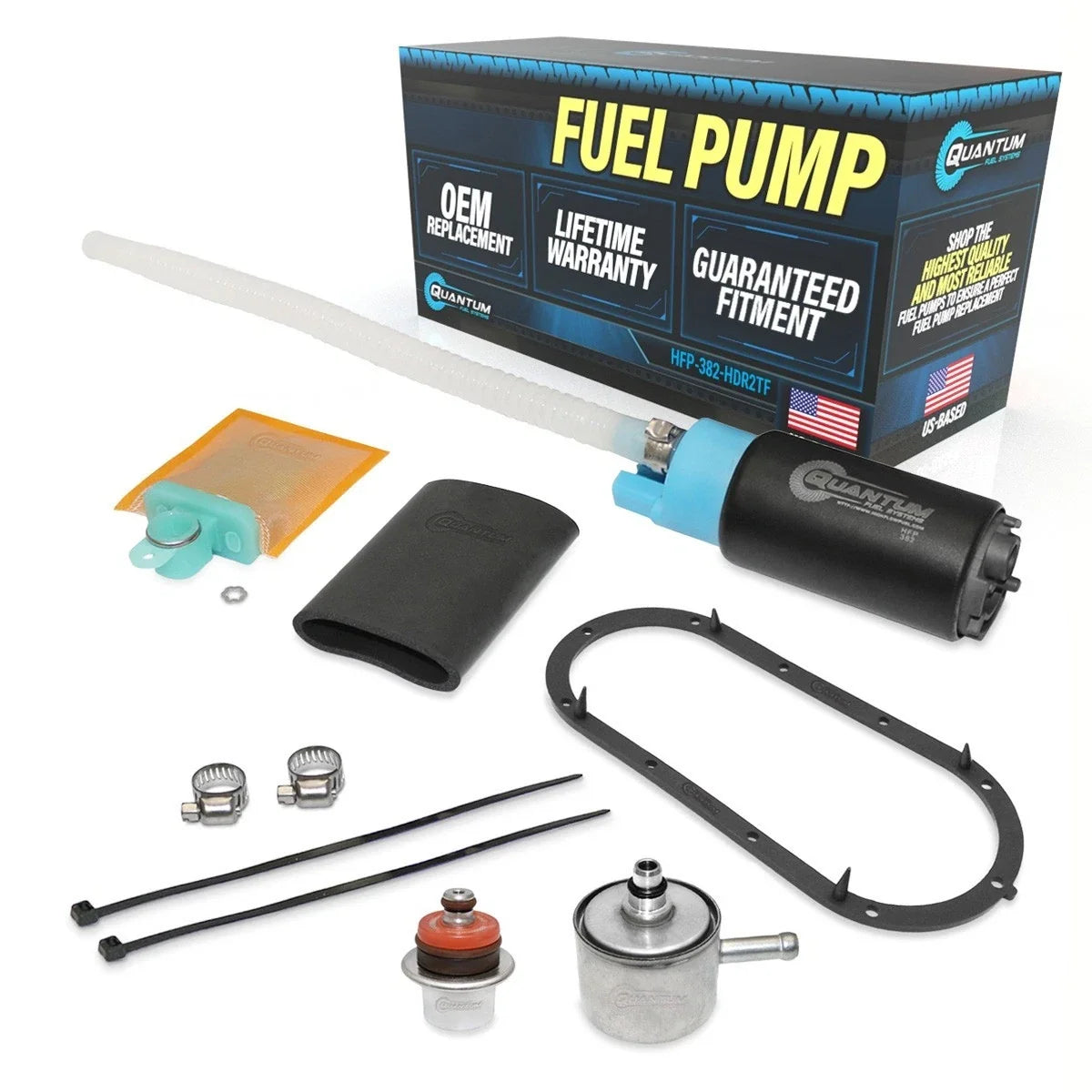 Fuel Pump + Regulator + Tank Seal + Filter for Harley-Davidson Touring CVO (2002–2007) 62897-01B