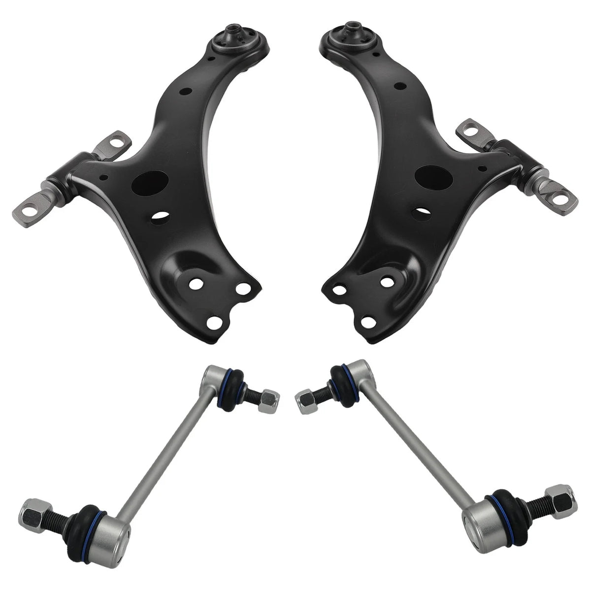 4X Front Lower Control Arm Sway Bar Link for Camry (2002–2006), Highlander (2001–2007)