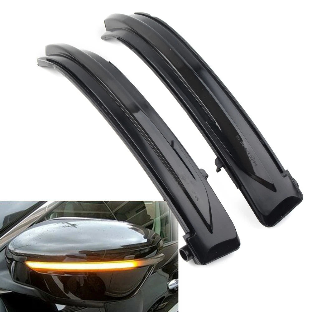 Pair LED Side Mirror Dynamic Turn Signal Light for Nissan Murano Navara