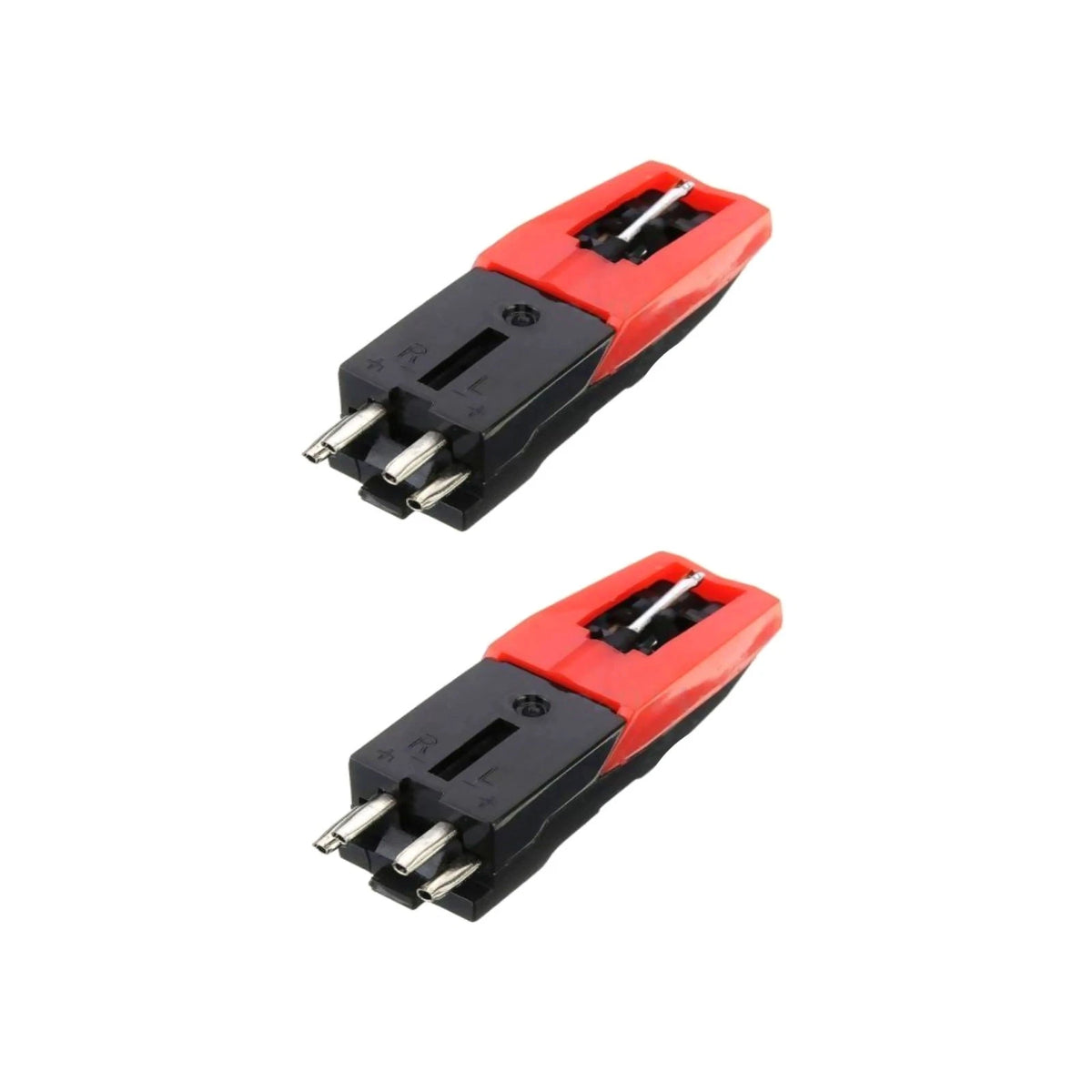 Set of 2 Turntable Phono Ceramic Cartridge Stylus Needle Kit for Record Player