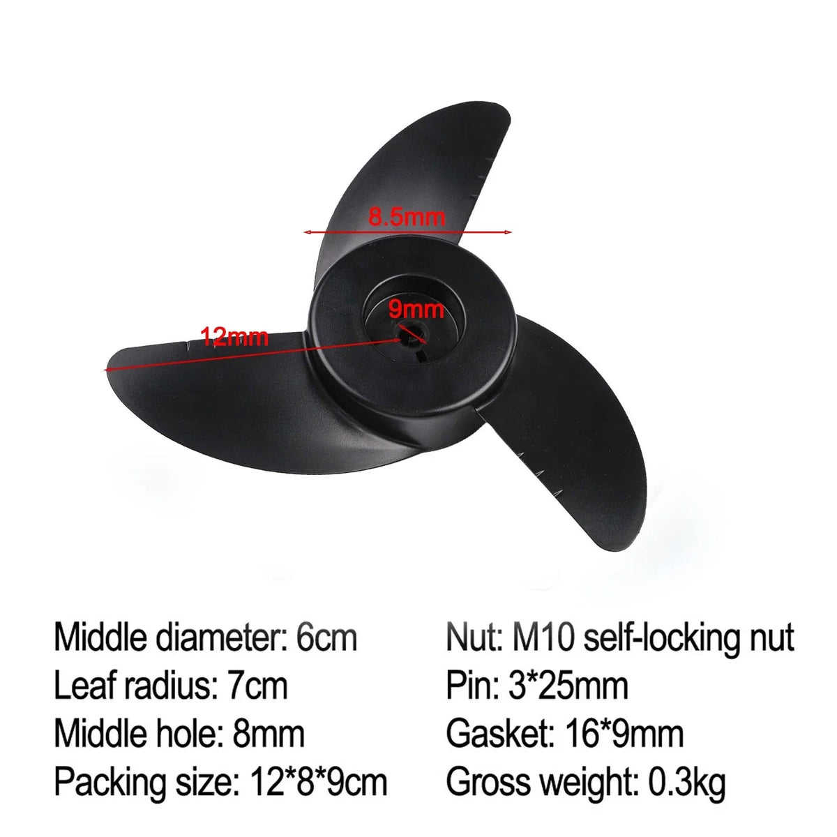 Marine Propellers for Electric Motors (High Speed Efficiency)