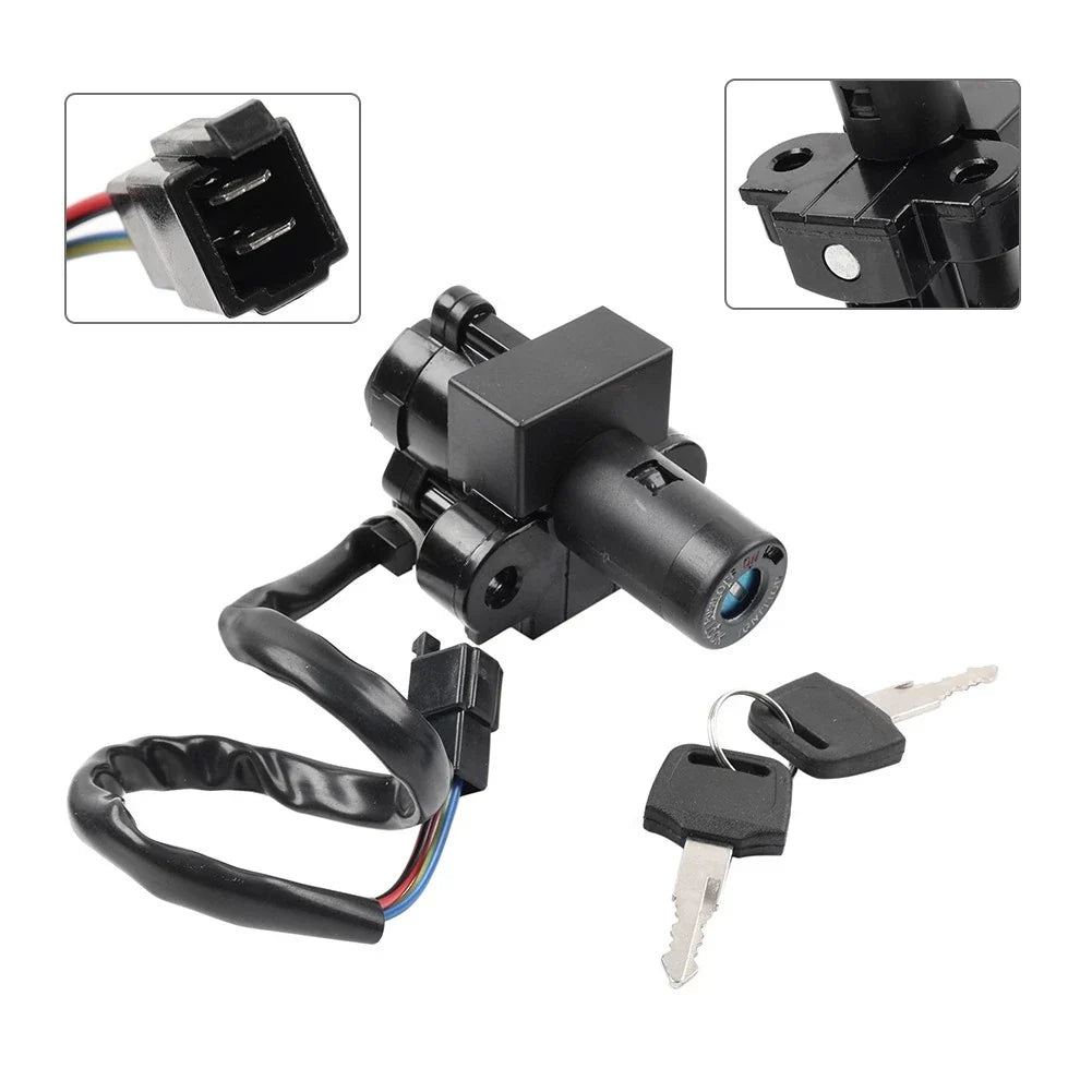 Ignition Switch Lock Keys for Honda XR650L (1993–2017), XR250L (1991–1996), XR125L