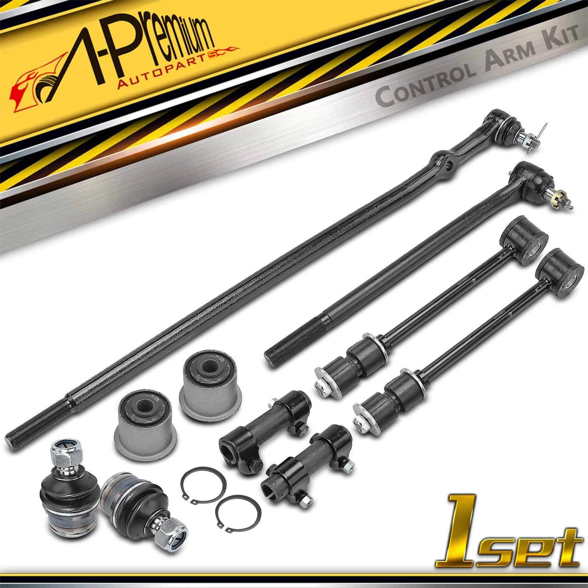 Set of 10 Front Inner Ball Joints for Ford F250 4WD (E5TZ3304B, K8195T)