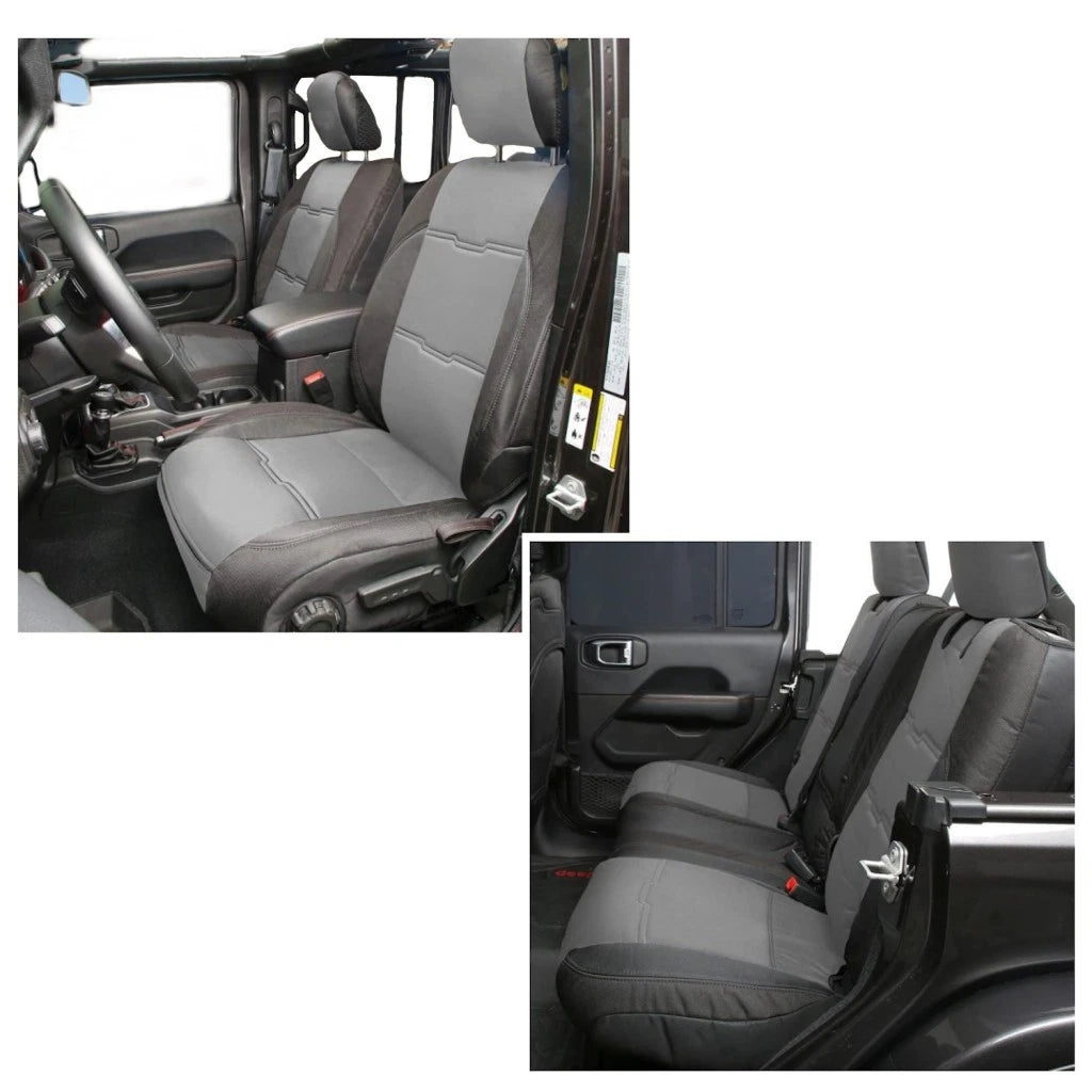 Set of 2 Front/Rear Seat Covers for Jeep Gladiator JT (2020–2022) MLX-SMB578122-CL360A50