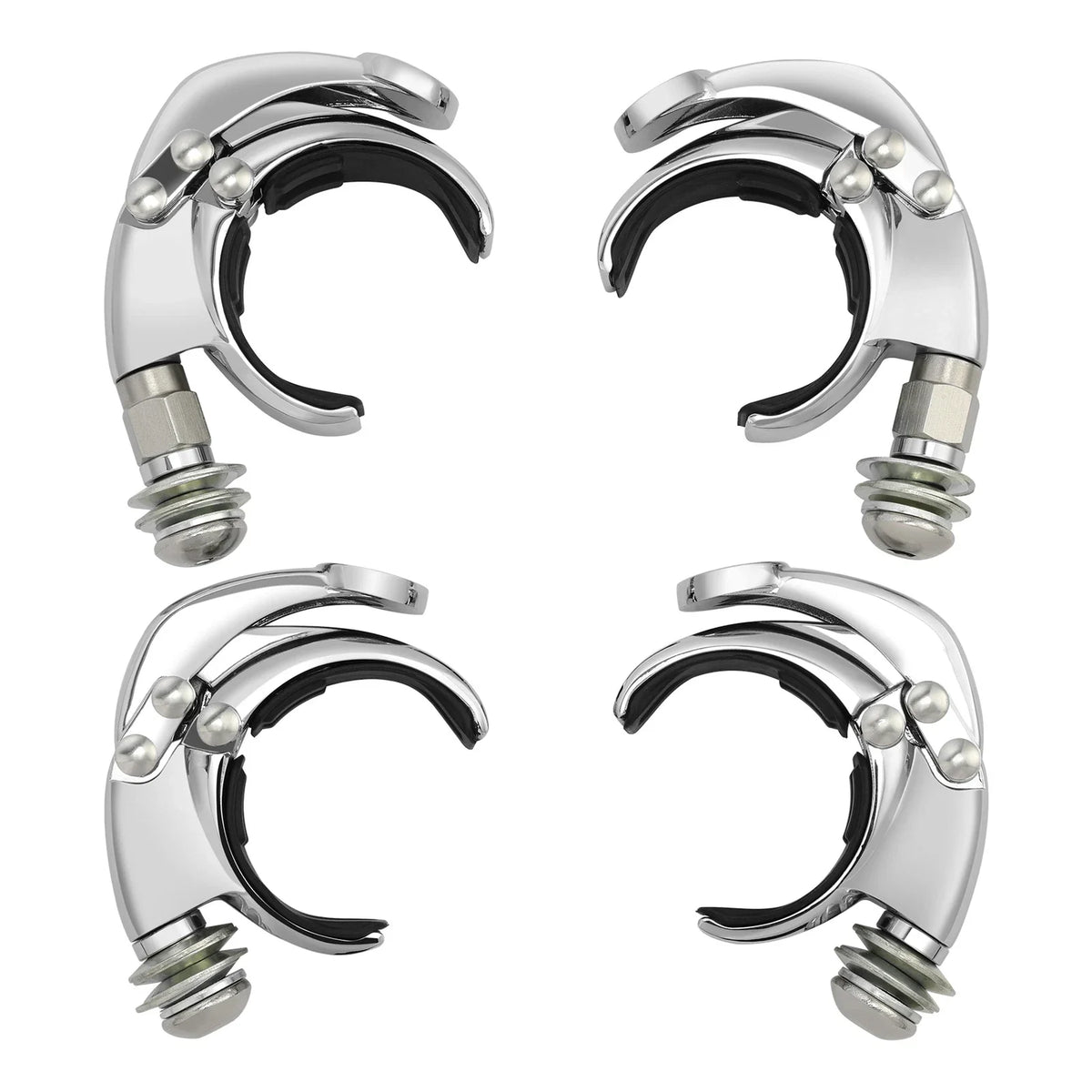 54mm 56mm Windshield Clamps for Harley Low Rider S FXLRS ST FXLRST (2020–2025)