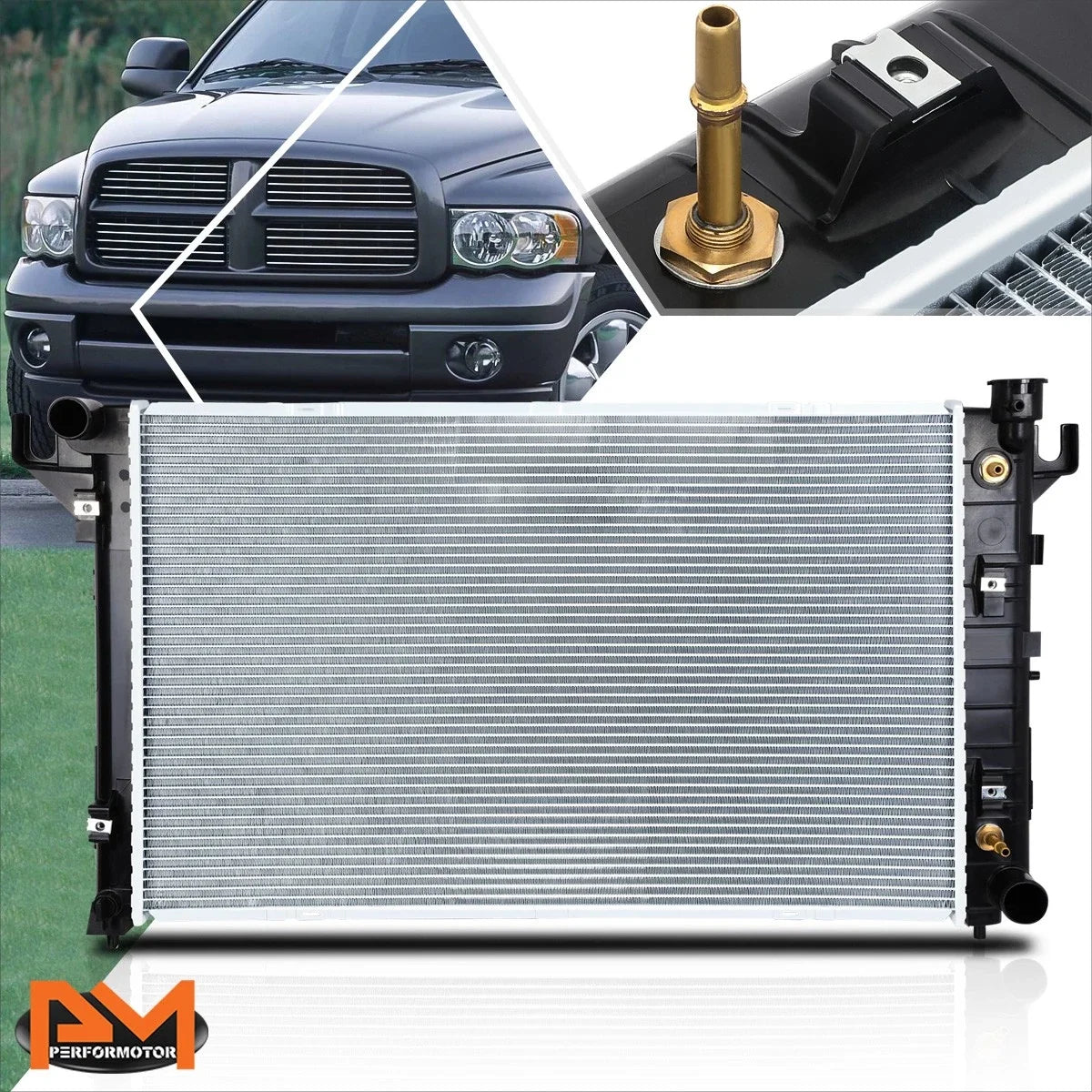 OE Replacement Aluminum Core Radiator for Dodge Ram/Ramcharger (1994–2002) DPI-1552
