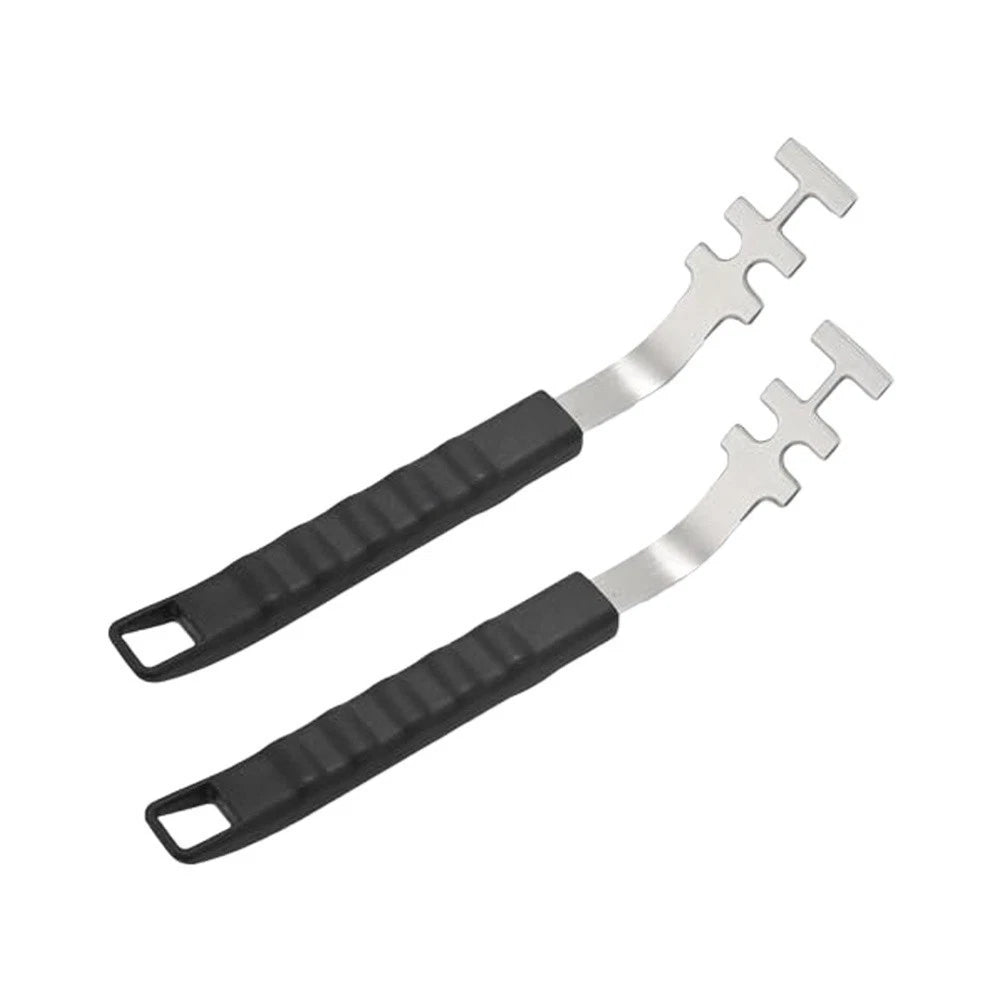 Grill Grate Lifter Tool 26 cm Stainless Steel Non-Slip Handle for BBQ