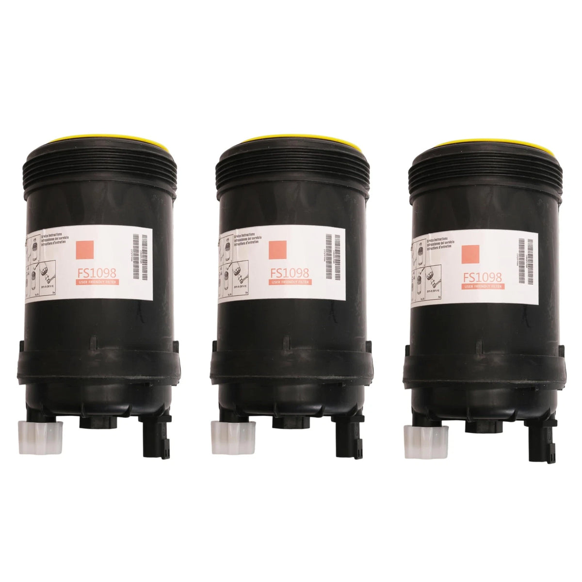 3X Water Separator/Fuel Filter with PCV Valve for Cummins