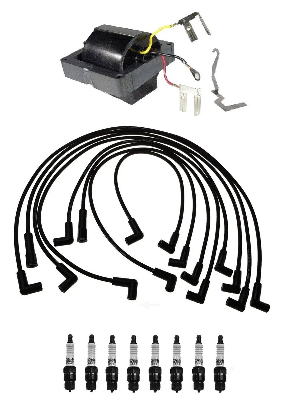 Ignition Wires & Spark Plugs Kit for GMC C1500 V8 5.7L (1985)