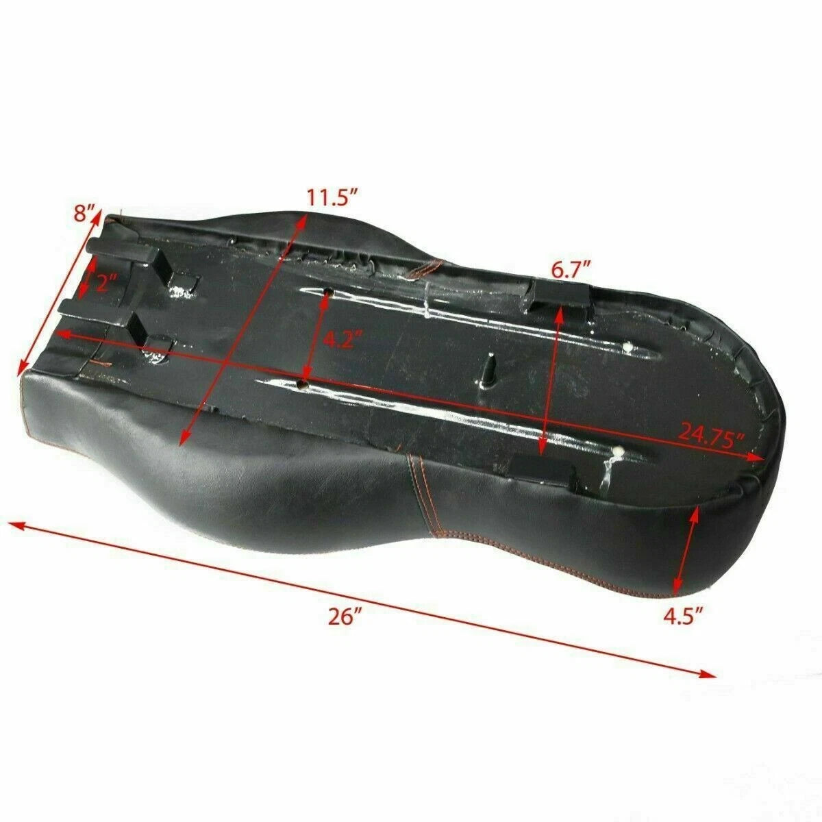 Cushioned Dual Seat Box for Royal Enfield Interceptor 650 (2019–2023)
