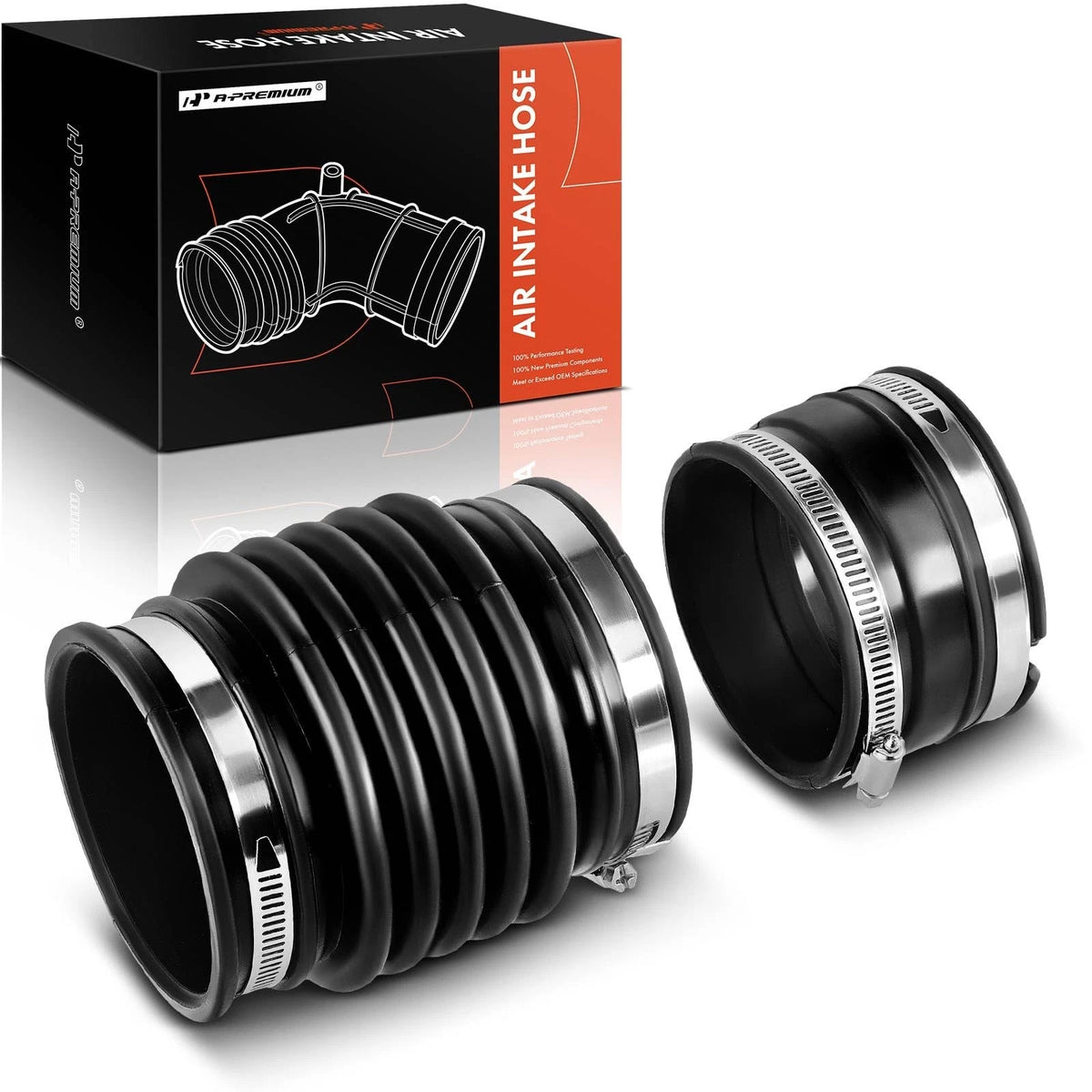 2X Engine Air Intake Hose Tube for