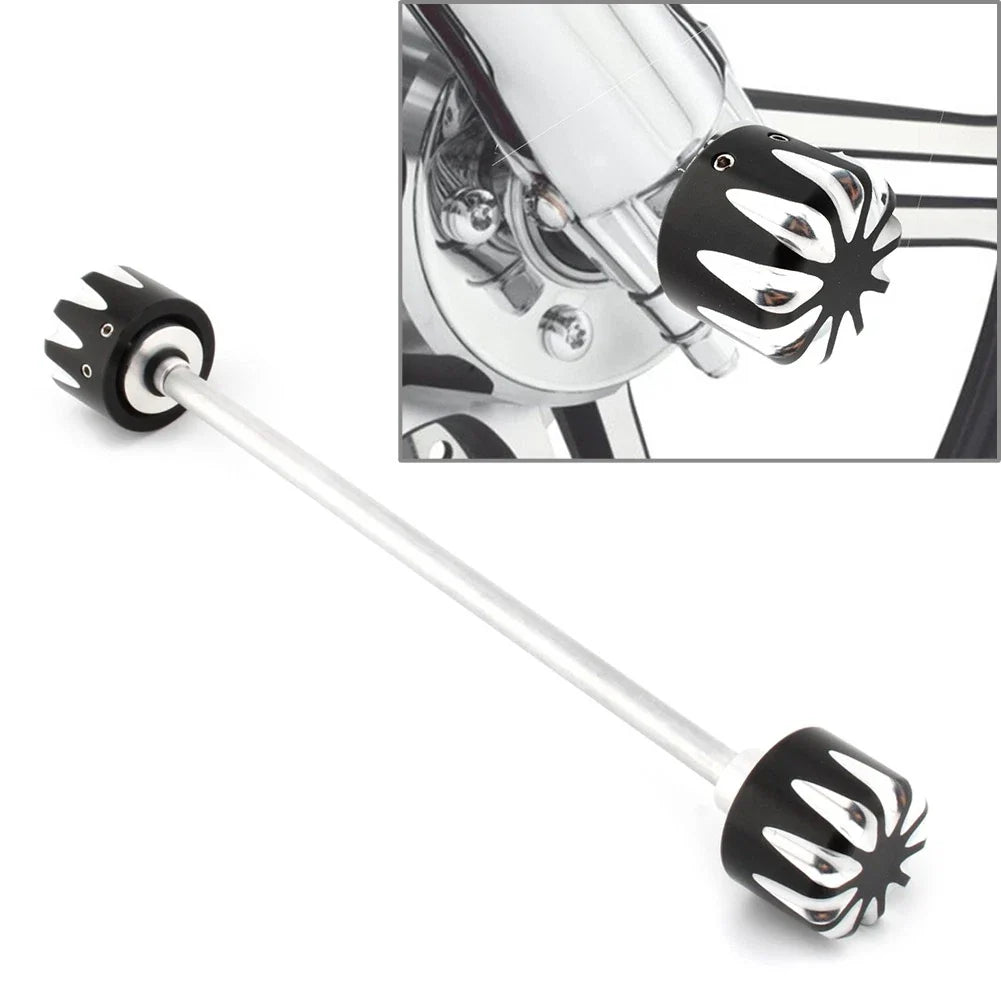 Front Axle Nut Cover Cap Installation Kit for Harley Davidson (All Years)